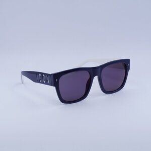 🕶️ New Dsquared2 ICON 0004/S 00JU XT Sunglasses - Blue Frame, Blue Lenses